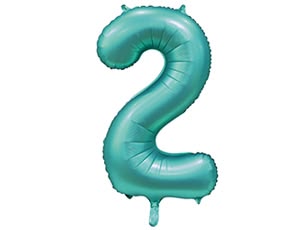 ЦИФРА 2 40" Сатин Teal