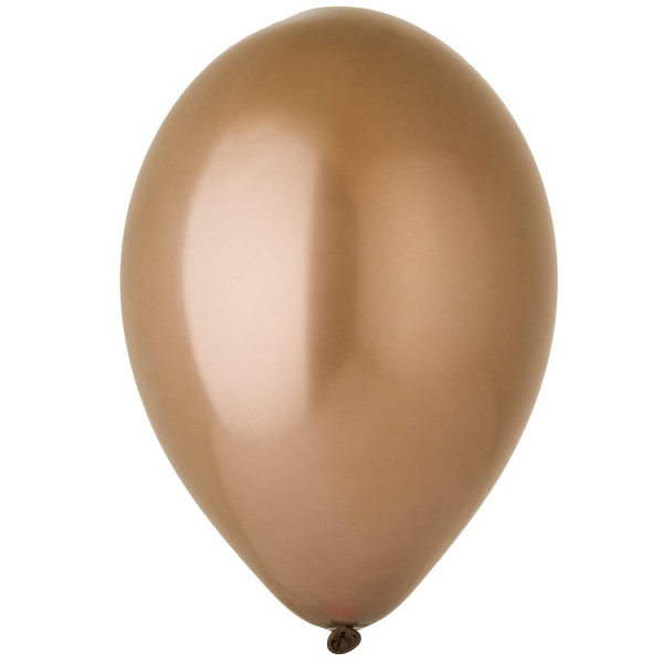 Латексный шар 12" (30 см) Металлик Brown (Коричневый)