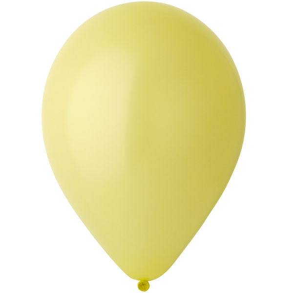 Латексный шар 12" (30 см) Macaron, цвет Lemon (лимонно-желтый)