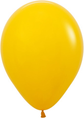 Латексный шар 9" (23 см) Медово-желтый (021), пастель