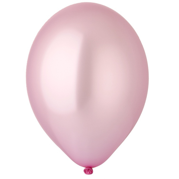 Латексный шар 12" (30 см) Металлик Экстра, цвет Pink (розовый)