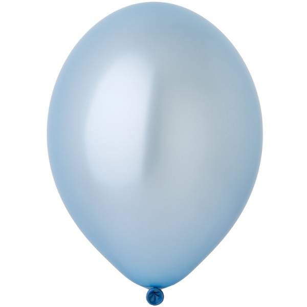 Латексный шар 12" (30 см) Металлик Экстра, цвет Light Blue (голубой) / 073