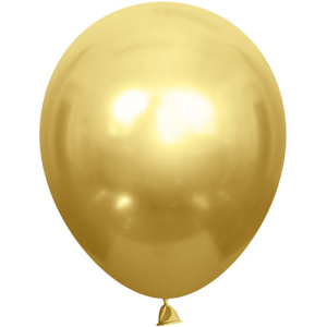 Латексный шар 10" (25 см) Золотой хром (Gold Chrome)