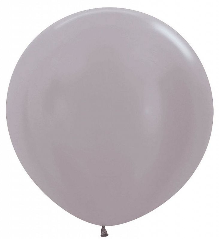 Латексный шар 10" (25 см) Перламутр, цвет Серо-бежевый (пыльная роза / розовый кварц)