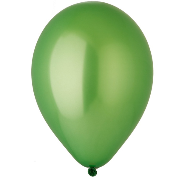 Латексный шар 12" (30 см) Металлик Green (Зеленый)