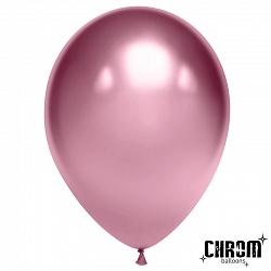 Латексный шар 12" (30 см) Розовый хром (Pink Chrome / Mirror Pink)